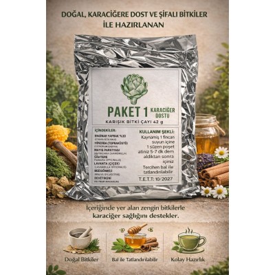 Enginarlı Karaciğer Dostu Bitkisel Karışım Çayı