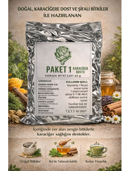 Enginarlı Karaciğer Dostu Bitkisel Karışım Çayı 