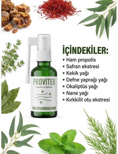 Provitex - Ağız Boğaz Spreyi 50 ml Provitex - Ağız Boğaz Spreyi 50 ml
