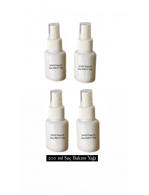 Organik Saç Bakım Yağı (4 adet) 200 ml 