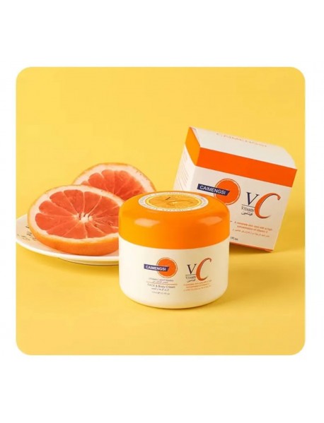Vitamin C -  Tüm Vücut Nemlendiricisi Kırışıklık Karşıtı Bakım Kremi 300 ml 