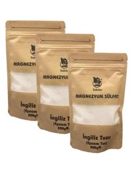 Magnezyum Sülfat , Epsom Tuzu , İngiliz Tuzu 300 gr 