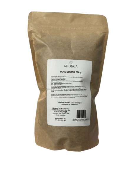 Organik Sumak İri Taneli Katkısız 100 gr 