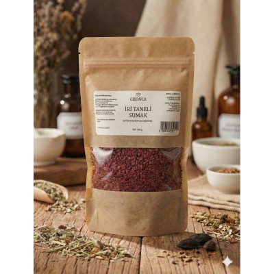 Organik Sumak İri Taneli Katkısız 100 gr