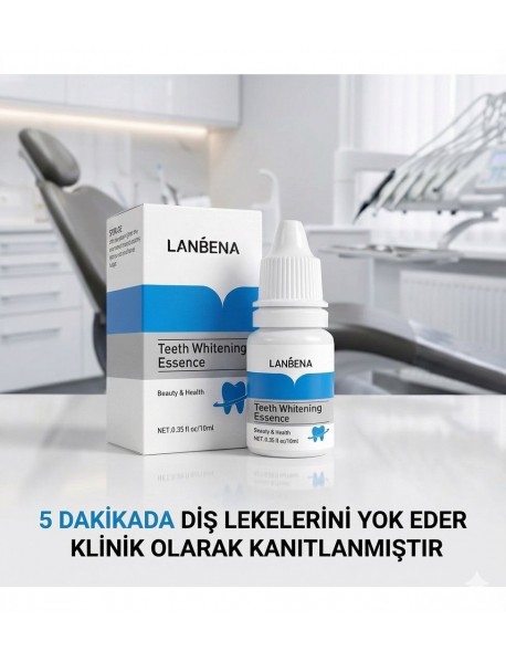 Lanbena Diş Leke Giderici , Beyazlatıcı Serum 10 ml