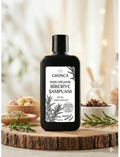 Biberiyeli Mercanköşk Özlü Saç Dökülme Karşıtı Şampuan 250 ml