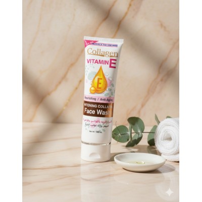E Vitaminli Kolejenli Gözenek Sıkılaştırıcı Kuru - Karma - Yağlı Cilt Yıkama Jeli 100 ml