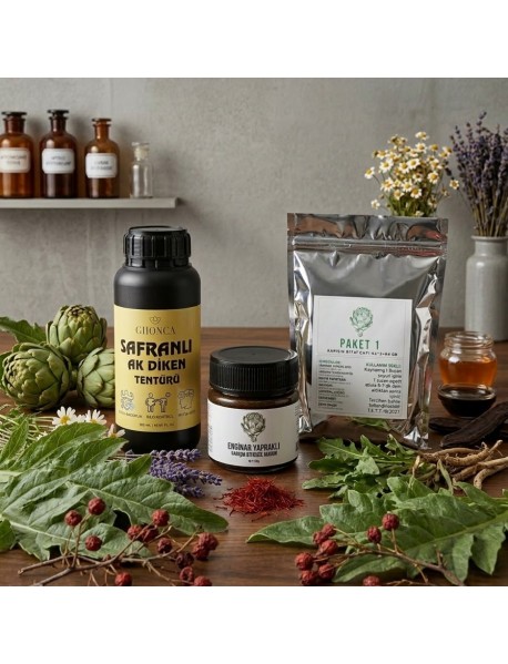 Ak Dikeni Tentürü - Enginar Macunu - Bitkisel Çay 