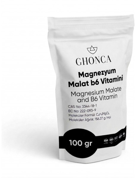 Magnezyum Malat (Magnesium Malate) 100 gr 