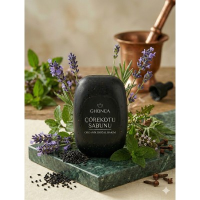 Organik Çörekotlu Bitkisel Sabun