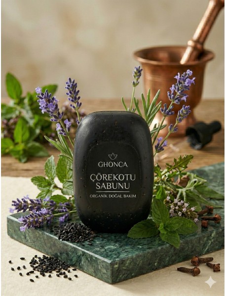 Organik Çörekotlu Bitkisel Sabun
