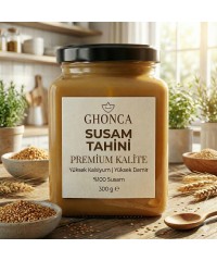 % 100 Doğal Tahin Premium Kalite Çifte Kavrulmuş 300 g